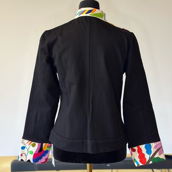 MARIA AMOR Tenango Light Jacket Black size M - Picture 4 of 6